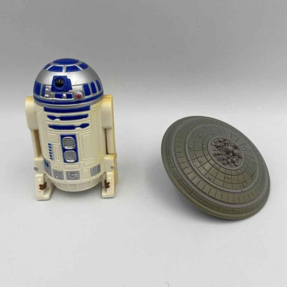 Lot of 2 Vintage 1996 Taco Bell Meal Toys Star Wars R2D2 Cloud City Loose